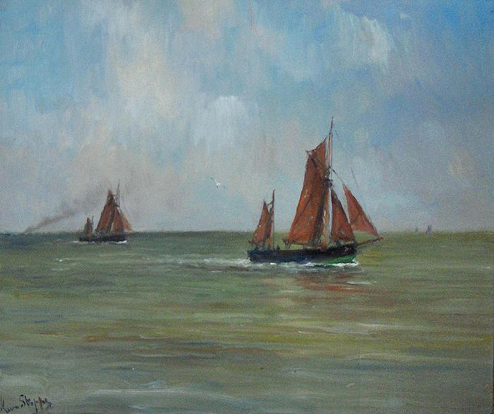 unknow artist North Sea off Ostend China oil painting art